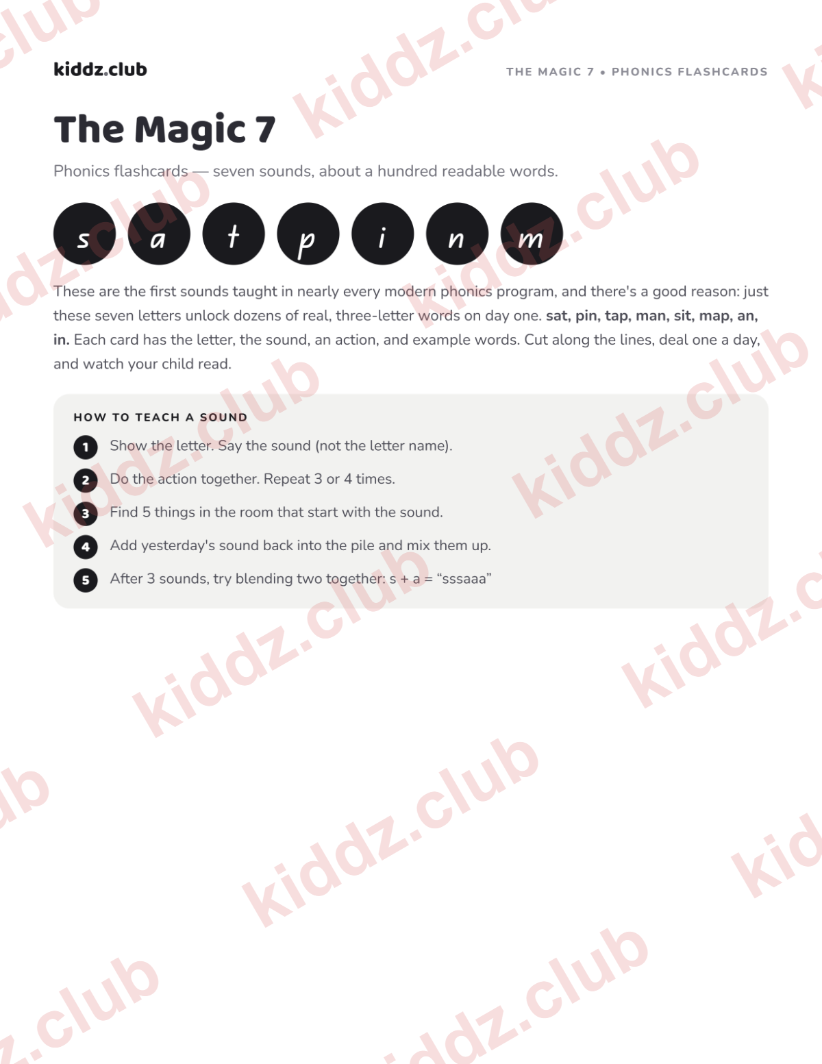 Preschool Phonics Worksheets & Activities — Free Printable PDFs